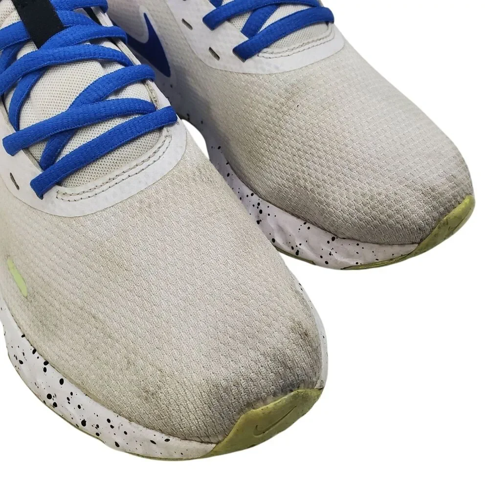 NIKE Shoes REVOLUTION 5 Mens Size 10.5 White Racer Blue Running CW5846-100